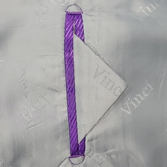 VINCI Italy Gray Plaid Sport Coat Suit Jacket 40L - Picture 5 of 12